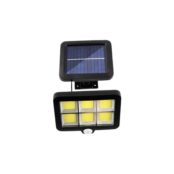 120 COB White Solar LED Light With Solar Panel