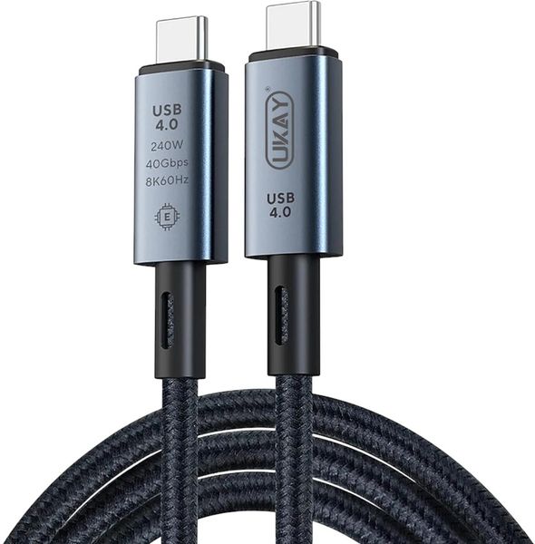 UKAY USB-4 Data / Fast Charge Cable (Type C to Type C) - 2m