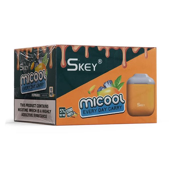 MiCool 1200 Puffs - Mango Ice 5% 10x1 Pack