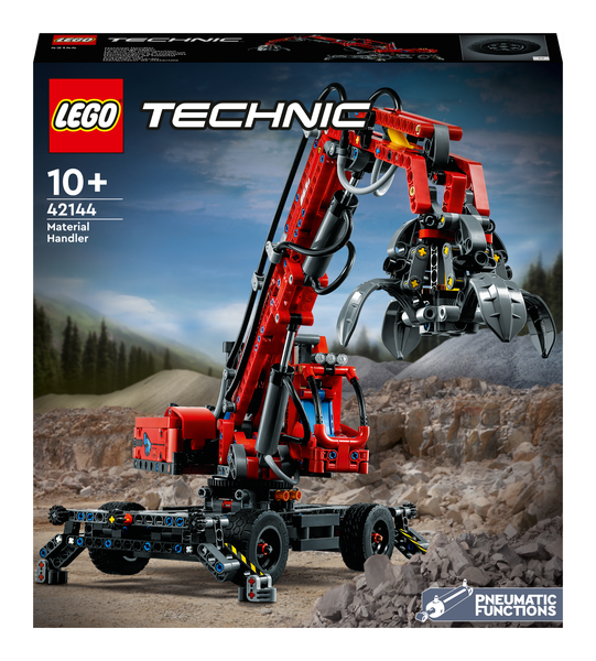 LEGO® Technic™ Material Handler 42144 Crane Model Building Toy Set (835 Pieces)