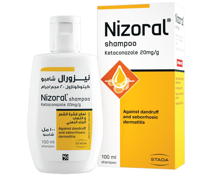 Nizoral 2% Anti-Dandruff Shampoo for Dandruff and Flakes and Itching 100ml
