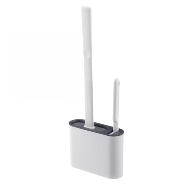 Wall-Mounted Toilet Brush Set