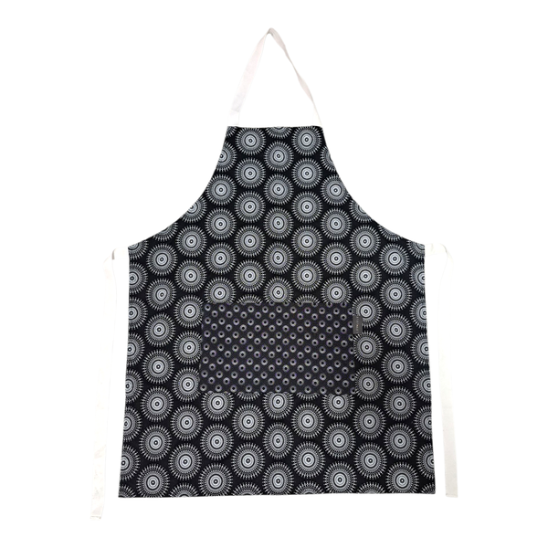 Gift Emporium Black &amp; White African Print Apron