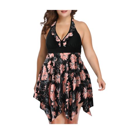 Sexy plus on sale size swim dress