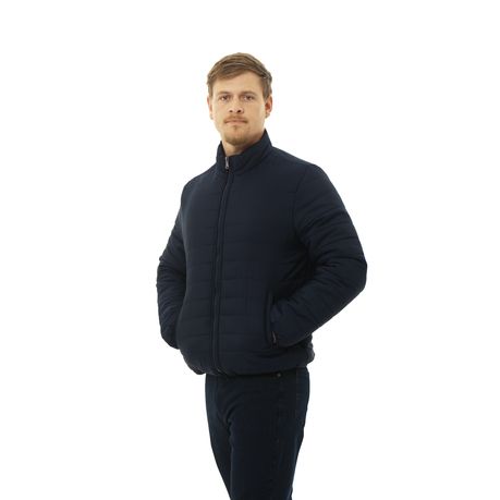 mens puffer jacket navy