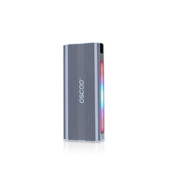 OSCOO LT3 RGB M.2 NVMe/NGFF SSD Enclosure 10Gbps USB-C Aluminum Case