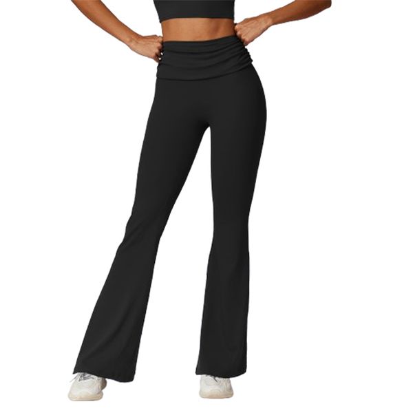High-Waisted Tapered Flared Leggings