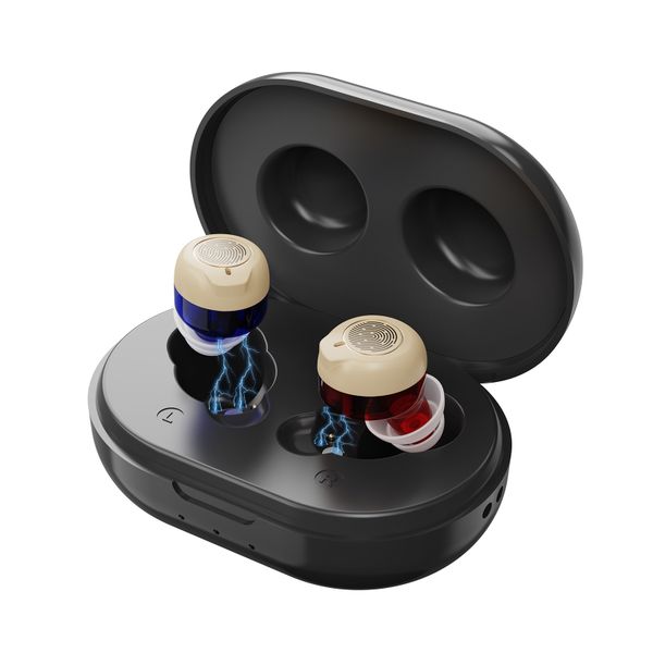 Senior Citizen Sound Amplifier with Fingerprint Touch and Magnetic Charging