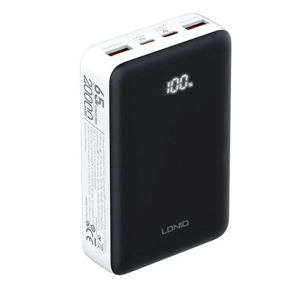 Ldnio PQ27 65W Power Bank 20000mAh Fast Charging for MacBook,Laptop &amp;Phones