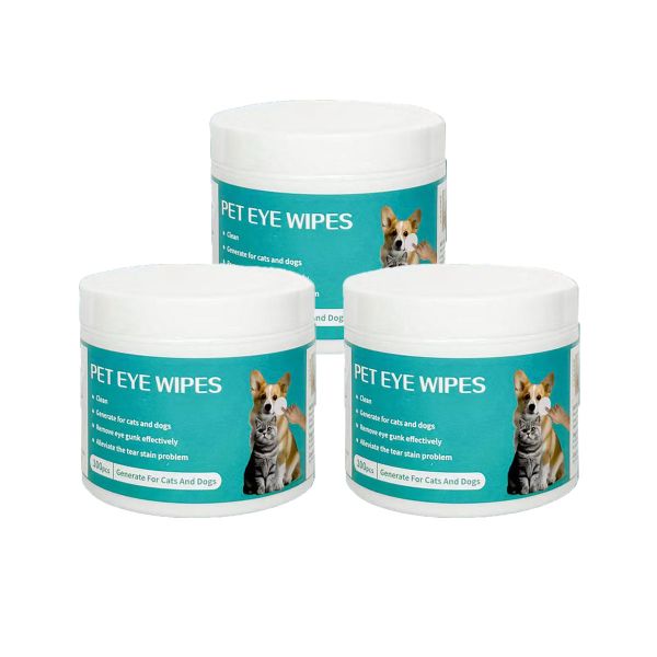 Pet Eye Cleaning Wet Wipes for dogs&amp;cats-3 packs