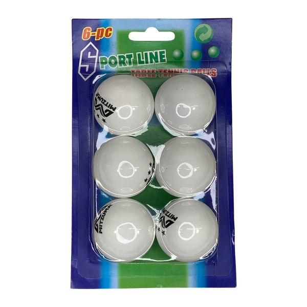 Mitzuma Club Table Tennis Balls Pack of 6
