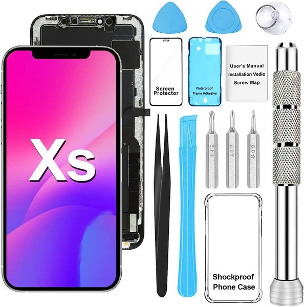 BezosMax iPhone XS Screen Replacement 3D Touch Screen LCD Display Tool Set