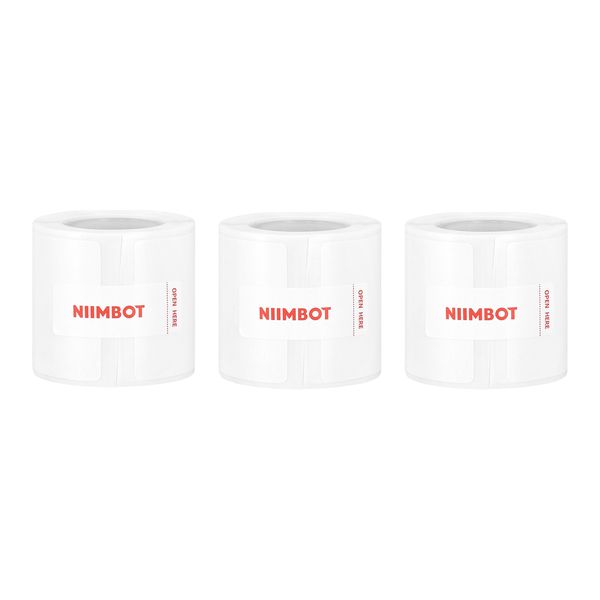 Niimbot - B1 / B21 / B3S - 40 x 30mm - White - 3 Pack (230 Labels per Roll)
