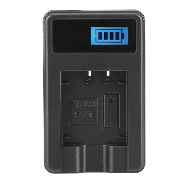 BY1 Single Slot Charger with LCD