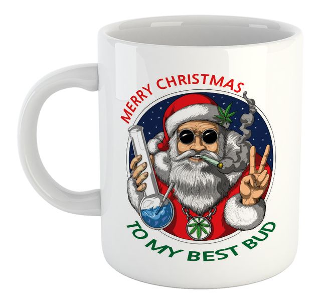 Merry Christmas To My Best Bud Gift Mug