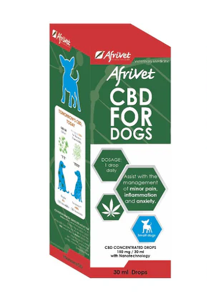 Afrivet - Cbd Plus For Small Dogs 30ml Cbd Drops