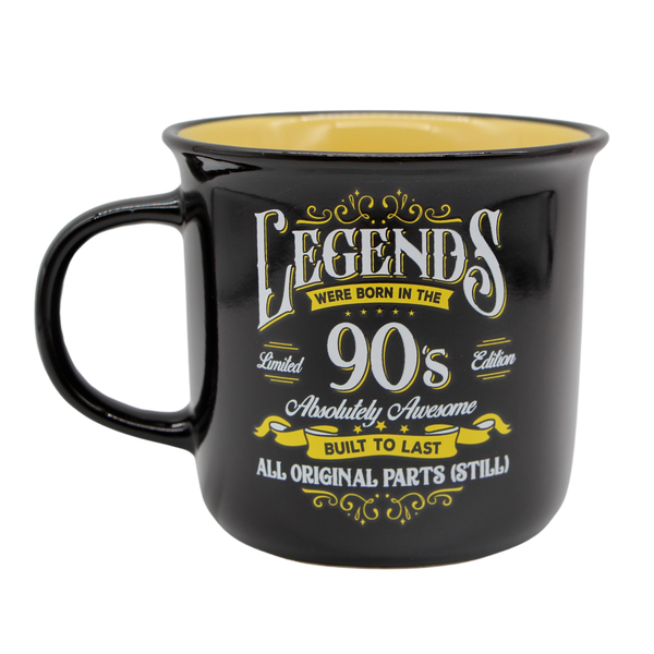 Legends Mug - Decade: 1990's - Yellow