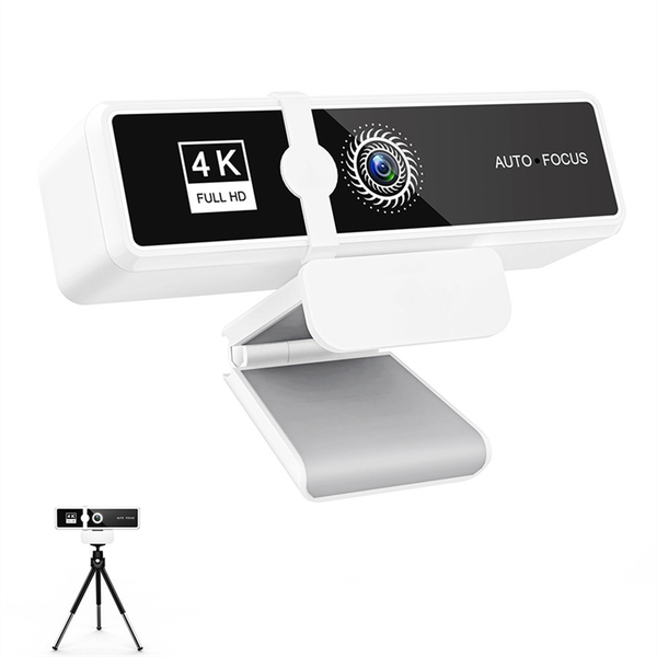 4K High Definition Video Conference USB Camera White