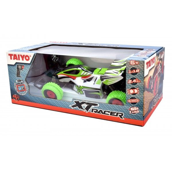 Taiyo Radio Control 1:18 XT Racer Green Vehicle