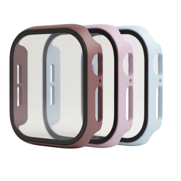 3-Piece 42mm Protective Case with Tempered Screen for Watch- Multicolor