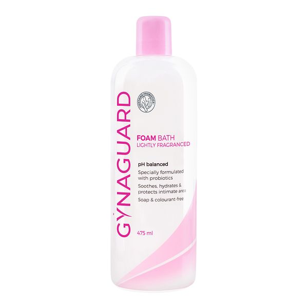 Gyna Guard pH Balanced Foam Bath Fragrance &amp; Colourant Free 475ml