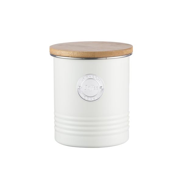 Living Cream Coffee, Tea And Sugar Storage Set