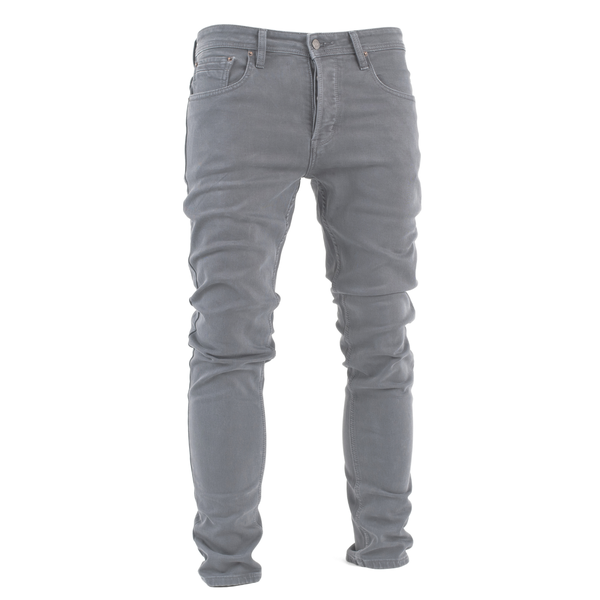 Steel Drift Grey Slim-Fit Denim