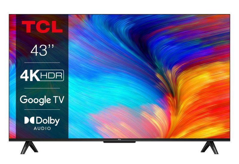 TCL 43" P635 4K UHD Smart Google TV