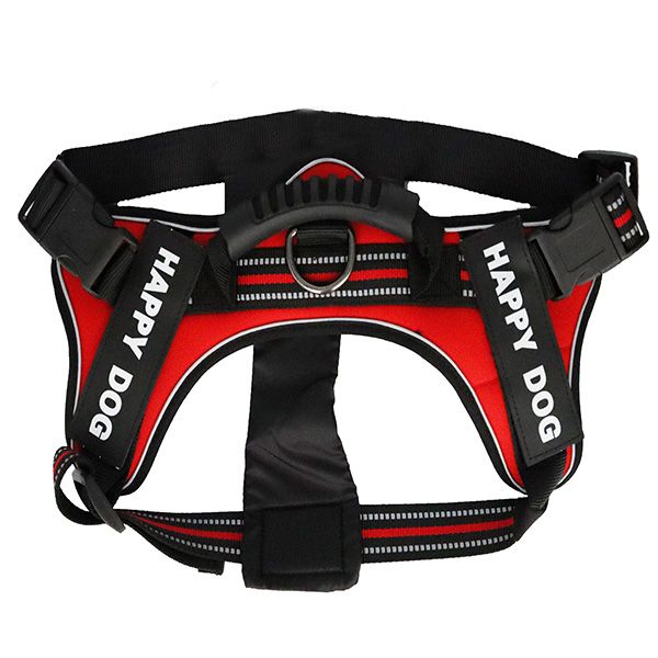 Dog's Life No Pull Control Handle Dog Harness Red