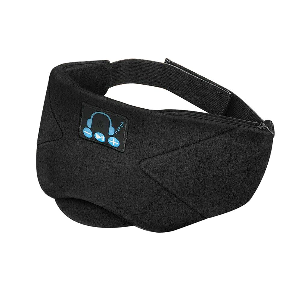 Soft Cotton Wireless Sleep Eye Mask with Bluetooth Headphone Black Shop Today. Get it