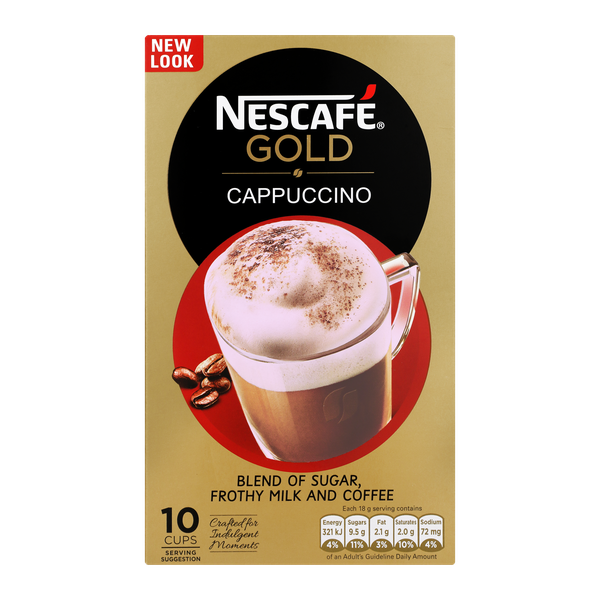 Nescafé Gold Cappuccino Original 18g | 10 Sachets