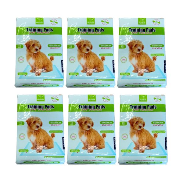 Nunbell Large Training Pads for Puppies and Dogs - 6 Pack