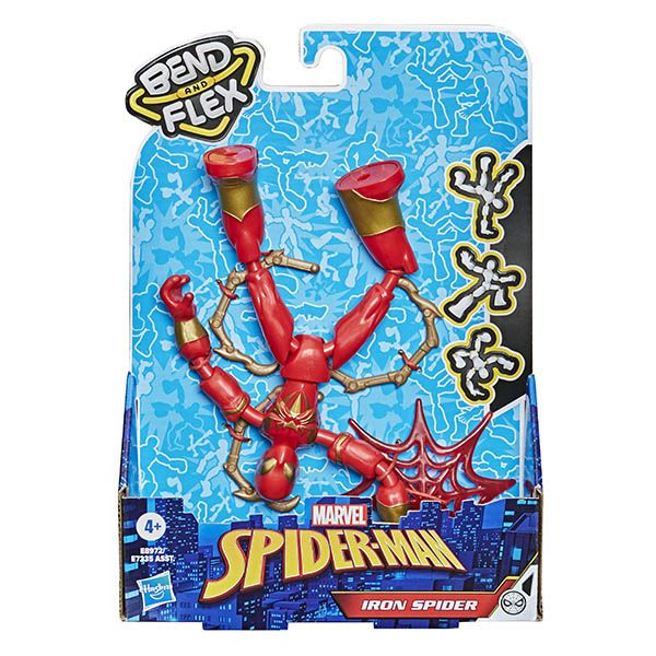 Spiderman-Bend And Flex Figure Iron Spider