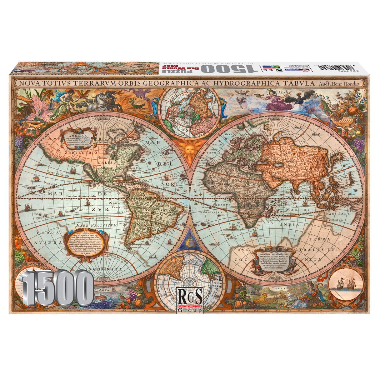 RGS Group Old World Map 1500 Piece Jigsaw Puzzle Buy Online in South