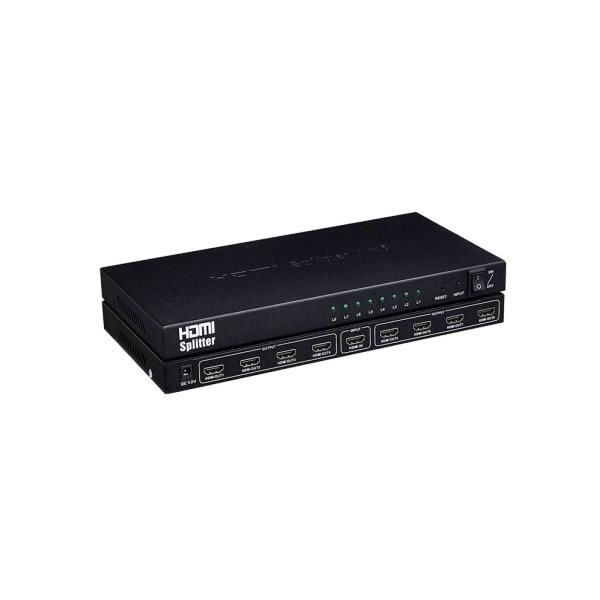 8 Port Full Ultra HD 1x8 HDMI Splitter Audio Video Converter