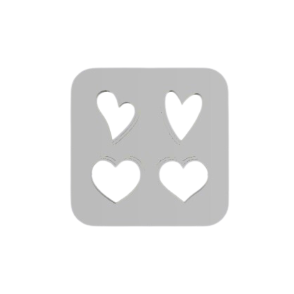 Mini Hearts - Polymer Clay Cutter