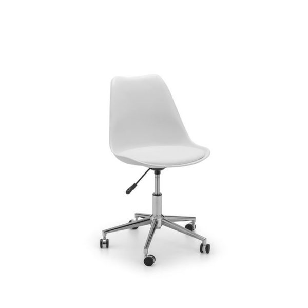 GOF Furniture- Merlin White Office Chair