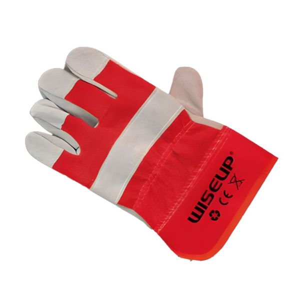 Heavy Duty Comfy Breathable Reinforced Leather Safety Gloves