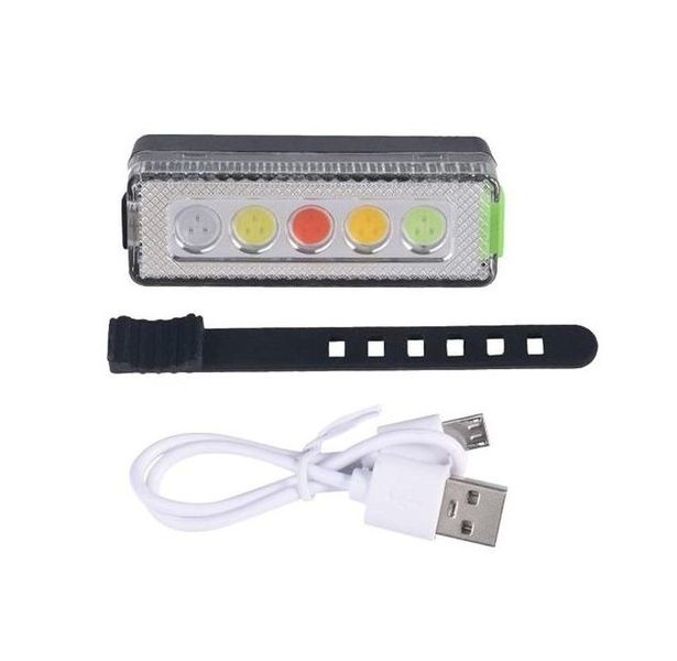 183920 USB Rechargeable 5 Modes Control Rear Bike Lights