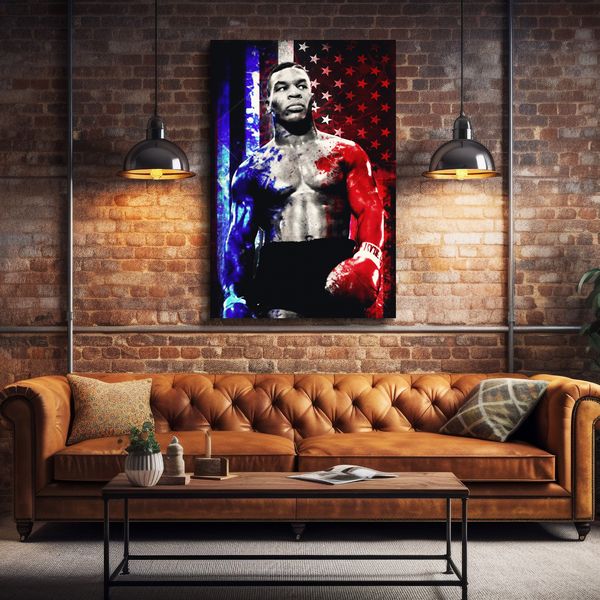Mike Tyson Fan Art Canvas