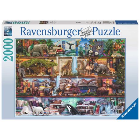 Ravensburger Aimee Stewart Wild Kingdom Shelves - 2000 Piece Puzzle Image