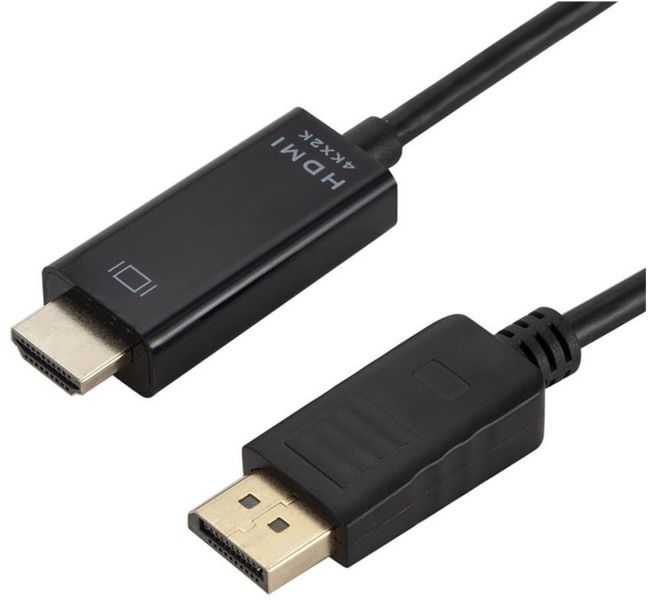 Display Port To HDMI 1.8M Compatible Devices TV LCD Display Projector etc.