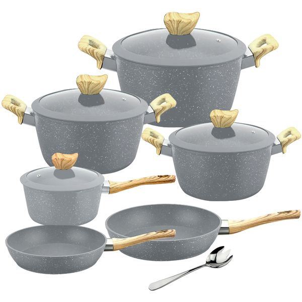 11 Piece Non Stick Premium Cookware Set