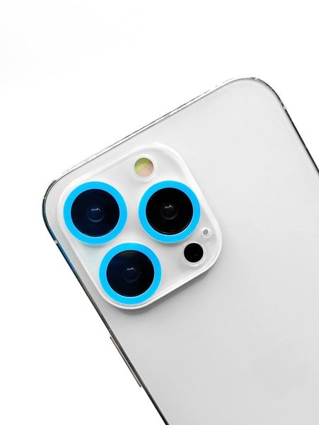 CTDW iPhone Camera Lens Protector Compatible with iPhone 14-Light Blue