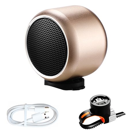 Rugged Waterproof Bluetooth Bicycle Speaker Secure Handlebar Mount Alloy Image