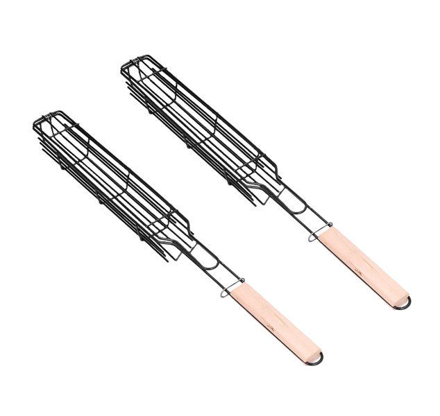 SosatieMaster - 2-Piece Braai Basket Set