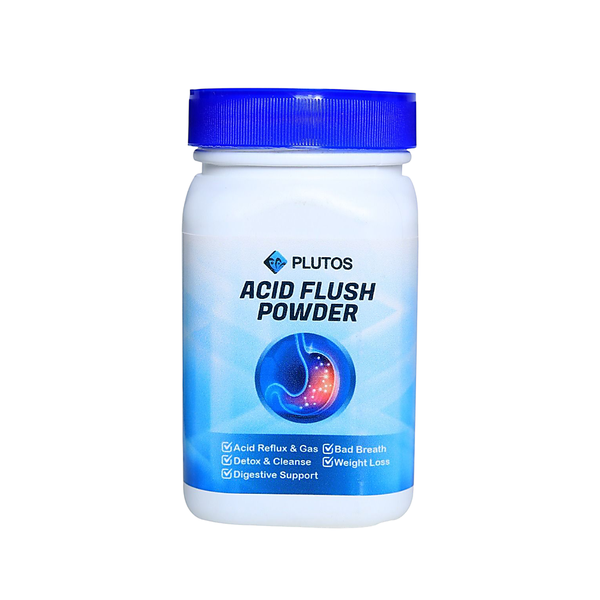 Plutos Acid Flush Powder -Acid Reflux and Gas ,Bad Breath ,Weight Loss