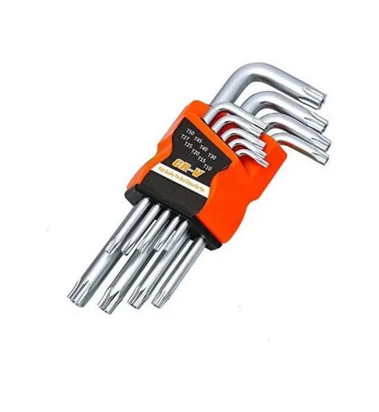 9Piece Short Key Torx Wrench Set