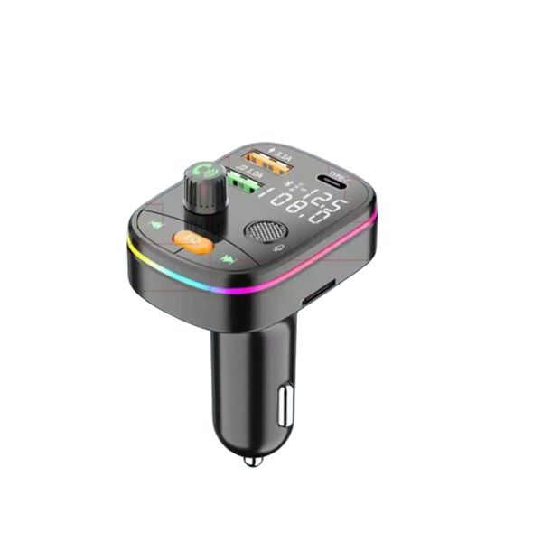 Car Bluetooth 5.0 FM Transmitter Wireless Audio Receiver Car Charger