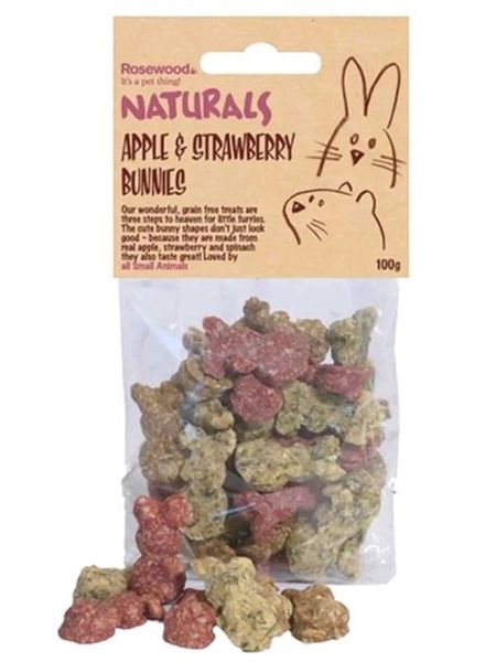 Rosewood Naturals Apple and Strawberries for Bunnies x 1